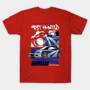 Most Hunted BMW M3 T-Shirt